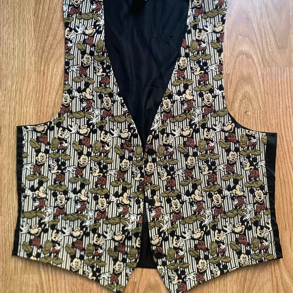 🐭 Vintage Disney Mickey Unlimited Tapestry Vest